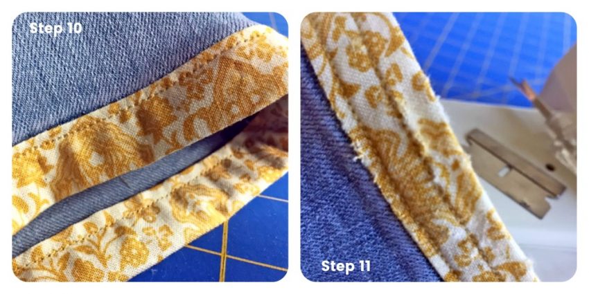Jeans Makeover Steps 10 and 11