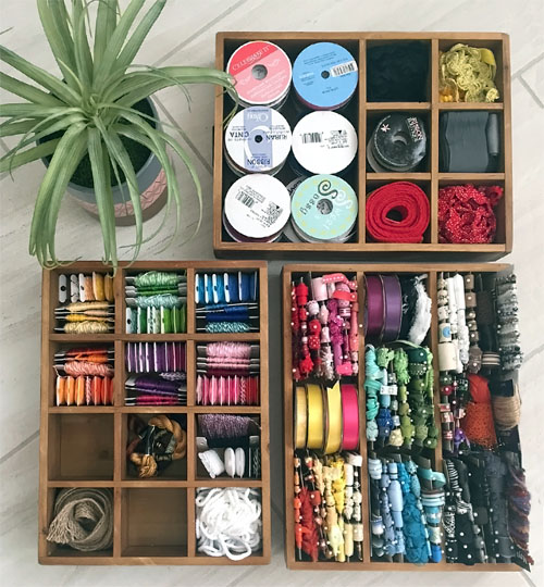 Organize Your Crafty Space: Ribbon & Floss • A Crafty Composition