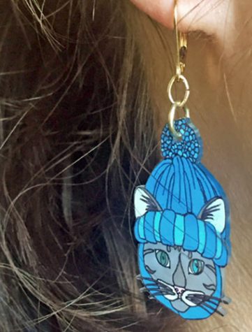 Shrinky Dink Kitty Earrings Feature Image