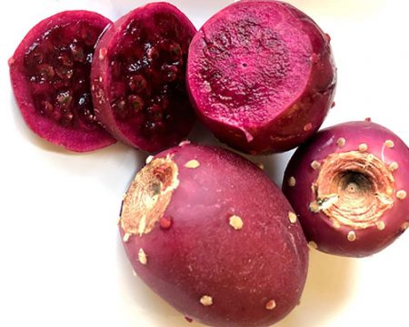 Sliced Prickly Pear Fruit