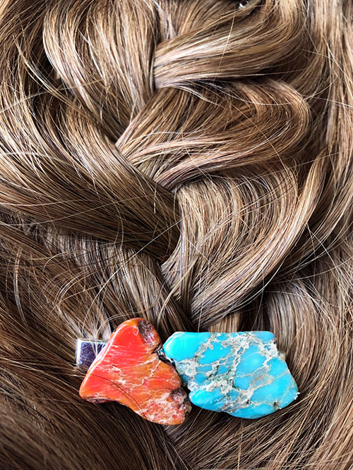 Hair Clip with Stones