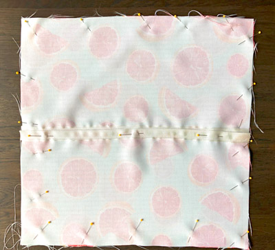 Tablecloth Bread Liner - construction of layers