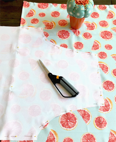 Making an Apron from a tablecloth