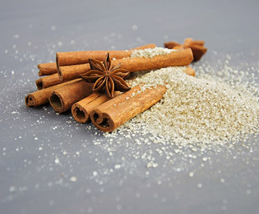 picture of cinnamon and sugar for the Christmas breakfast dish Sugar Plum Toast